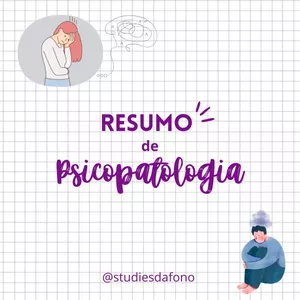 Imagem de capa para o Ebook Psicopatologia - Resumo Completo 