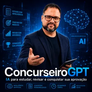 Imagem do curso ConcurseiroGPT — O Método da IA para Concursos Públicos