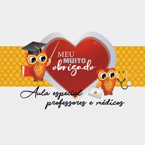 Imagem de capa para o Evento online Aula Especial 2021 - Meu Muito Obrigado