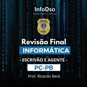 Imagem principal do produto InfoDso- Revisão Final de Informática PC-PB