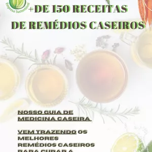Imagem de capa para o Ebook APOSTILA DE RECEITAS DE REMÉDIOS CASEIROS