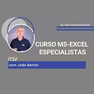 Imagem de capa para o Curso online Excel - Especialistas
