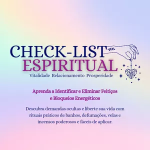 Imagem de capa para o Curso online Check-list Espiritual ✨️🔮