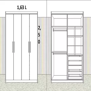 Imagem de capa para o Curso online ARMÁRIO QUARTO 04 PORTAS 1,63 ( L ) X 2,50 ( A ) X 0,56 ( P ) 