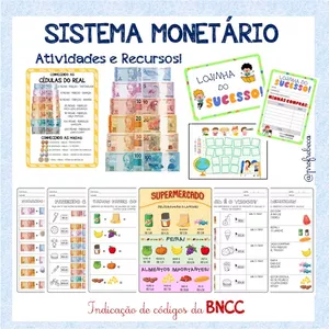 Imagem de capa para o Ebook Atividades Sistema Monetário para EF.