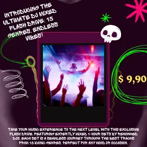 Imagem de capa para o Ebook VIRTUAL FLASH DRIVE - MIXED DJ SETS