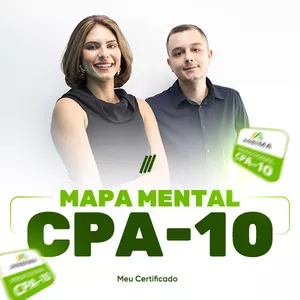 Imagem de capa para o Ebook MAPA MENTAL CPA-10 - MEU CERTIFICADO