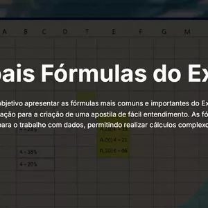 Imagem de capa para o Ebook Simplificando Fórmulas do Excel