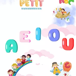 Imagem de capa para o Ebook ATIVIDADES  EDUCATIVAS - VOGAIS   +  Banner de Vogais.   Brindes - Desenhos FUNDO DO MAR  e ALFABETO