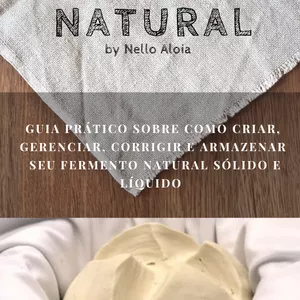Imagem de capa para o Ebook FERMENTO NATURAL - GUIA PRÁTICO