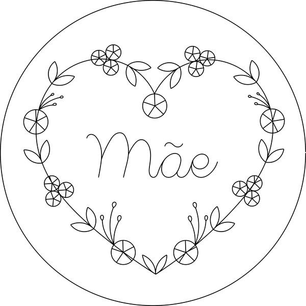 Risco Guirlanda De Rosas Mae Jussanalemes Learn A New Skill Images Icons Pictures Hotmart