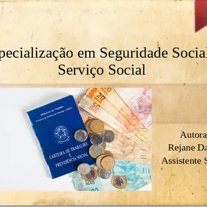 Imagem de capa para o Curso online Especialização em Seguridade Social e Serviço Social