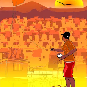 Imagem de capa para o Curso online Ilustração Favela Pipa