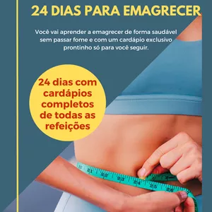 Imagem de capa para o Ebook DESAFIO 24 DIAS PARA EMAGRECER