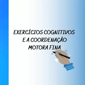 Imagem de capa para o Ebook Exercícios cognitivos e a coordenação motora fina