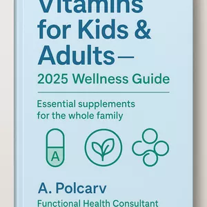 Cover image for Ebook  Vitamins for Kids &amp; Adults – 2025 Wellness Guide