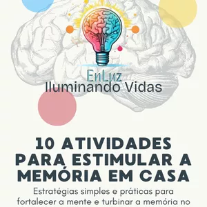 Imagem de capa para o Ebook 10 atividades para estimular a memória em casa