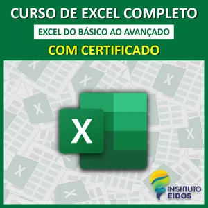 Imagem do curso Curso de Excel Completo com Certificado