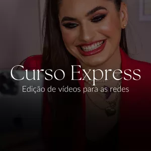 Imagem de capa para o Curso online CURSO EXPRESS - Edição de vídeos para as redes