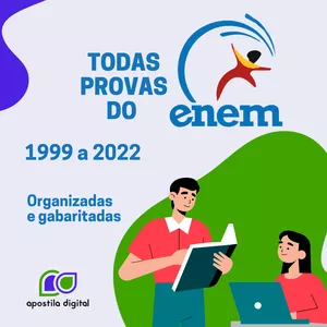 Imagem de capa para o Ebook Apostila Digital Todas Provas do Enem 
