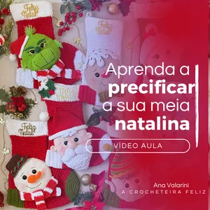 Imagem de capa para o Curso online Aprenda a Precificar a sua Meia Natalina