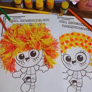Imagem de capa para o Ebook ⚛️Atividade dia do livro infantil. 