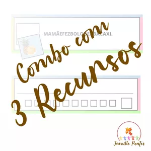 Imagem de capa para o Ebook Combo 3 Recursos Pedagógicos - Jamille Pontes 