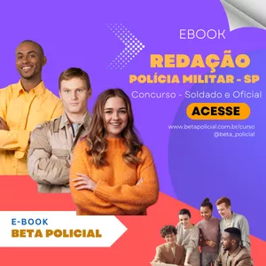 Imagem de capa para o Ebook Redação - Soldado e Oficial Da PMSP (Concurso)