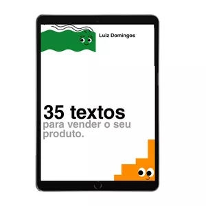 Imagem de capa para o Ebook 35 TEXTOS PARA VENDER O SEU PRODUTO
