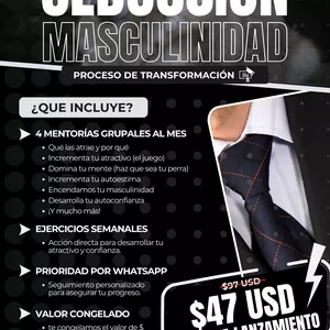 Imagen de portada para Curso online Escuela de Seducción y Masculinidad