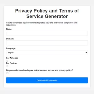 Cover image for Online course Privacy Policy and Terms of Service Generator