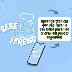 Imagem de capa para o Ebook Bebê Sereno - Pare o choro do seu bebê em segundos!