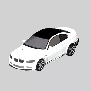 Imagem de capa para o Curso online Família Revit Carro BMW M3