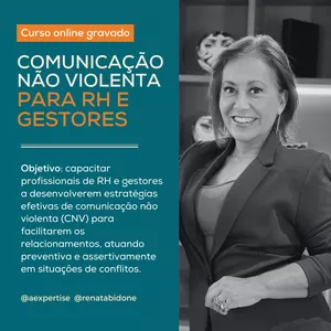 Imagem de capa para o Curso online Curso on-line | Comunicação Não Violenta - para o RH e Gestores 