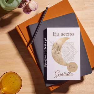 Imagem de capa para o Ebook Planner Anual de Gratidão &amp; Manifestação