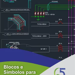 Imagem de capa para o Ebook Blocos e Símbolos Elétricos 