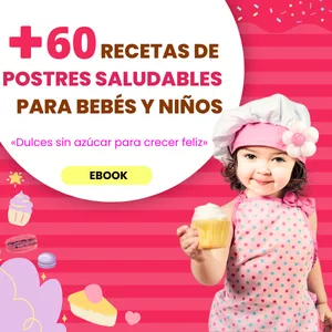 Imagen de portada para Curso online 60 RECETAS SIN AZÚCAR Y NUTRITIVAS PARA BEBES Y NIÑOS