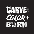 Carve + Color + Burn logo