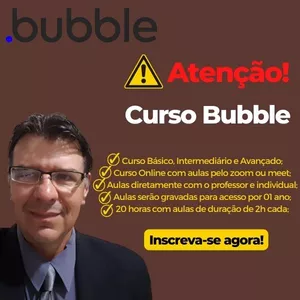 Imagem de capa para o Serviço online Curso Bubble Individual do Básico ao Avançado - 1 Aluno Por Turma