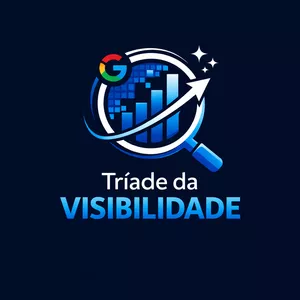 Imagem de capa para o Ebook Guia da Tríade da Visibilidade - Como ativar Google, Instagram e WhatsApp para gerar clientes em até 7 dias