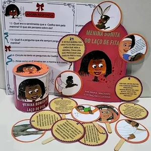 Imagem de capa para o Ebook KIT HISTÓRIA MENINA BONITA DO LAÇO DE FITA 