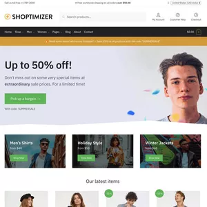 Image de couverture pour le Cours en ligne Shoptimizer – Fastest WooCommerce WordPress Themes