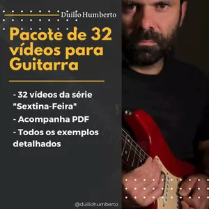 Imagem de capa para o Curso online 32 vídeos da série Sextina - Feira (acompanha TABs)