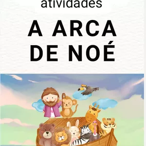 Imagem de capa para o Ebook 🌈 Sequência de atividades - A ARCA DE NOÉ