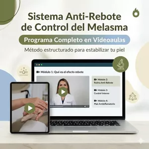 Imagen de portada para Curso online Sistema Anti-Rebote de Control del Melasma 2026