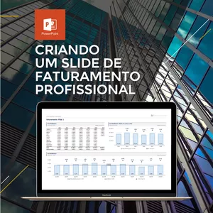 Imagem do curso PowerPoint Executivo - Aula 01 | Criando um slide executivo para apresentação do faturamento