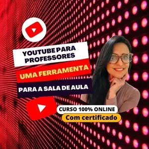 Imagem de capa para o Curso online YouTube para professores - Uma ferramenta para a sala de aula