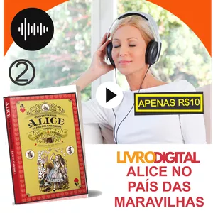 Imagem de capa para o Ebook Livro digital e AUDIOBOOK Alice no País das Maravilhas