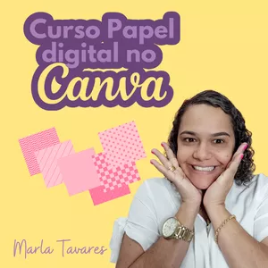 Imagem de capa para o Curso online Papel digital no Canva