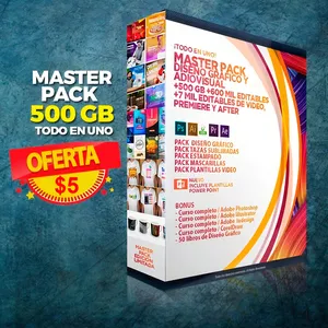 Imagen de portada para Curso online Super Oferta - Mega Pack de Diseño Gráfico